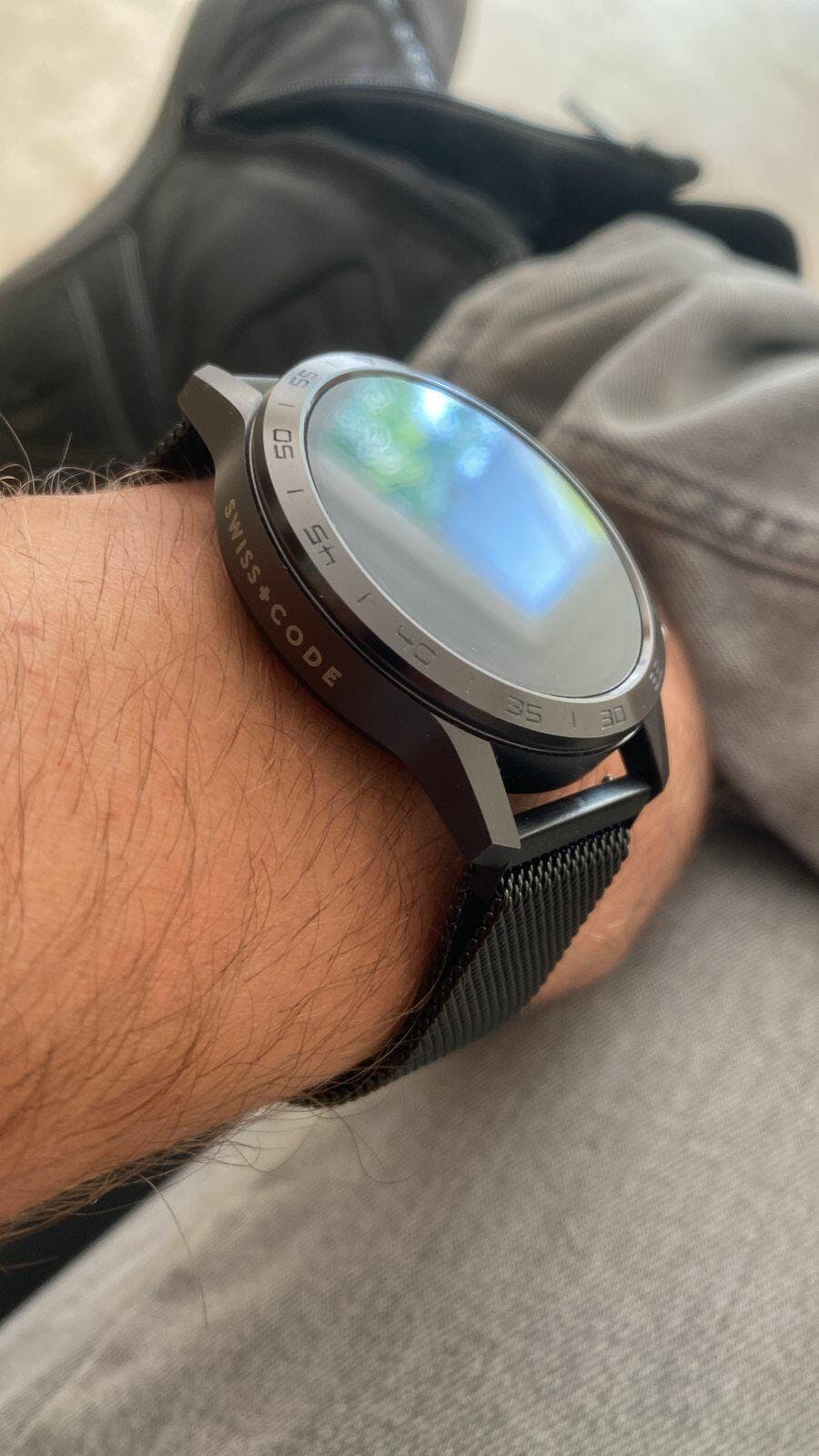 S+WATCH PRO II - BLACK STEEL – swiss+code