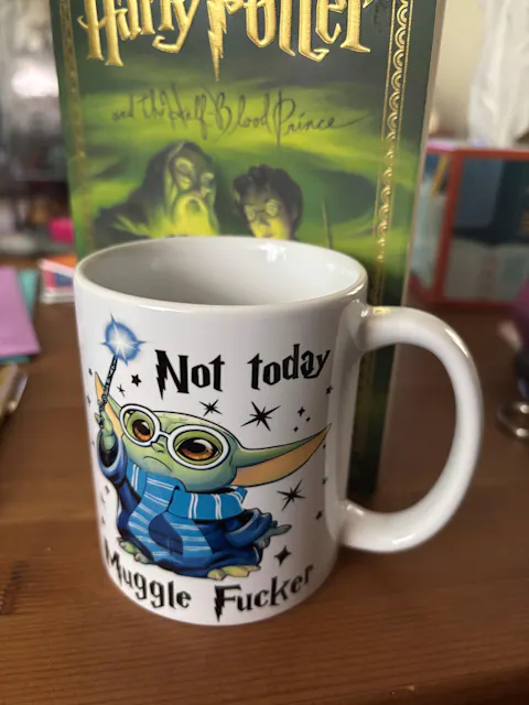 Not Today Mugglefucker Mug | Funny Baby Yoda Wizard