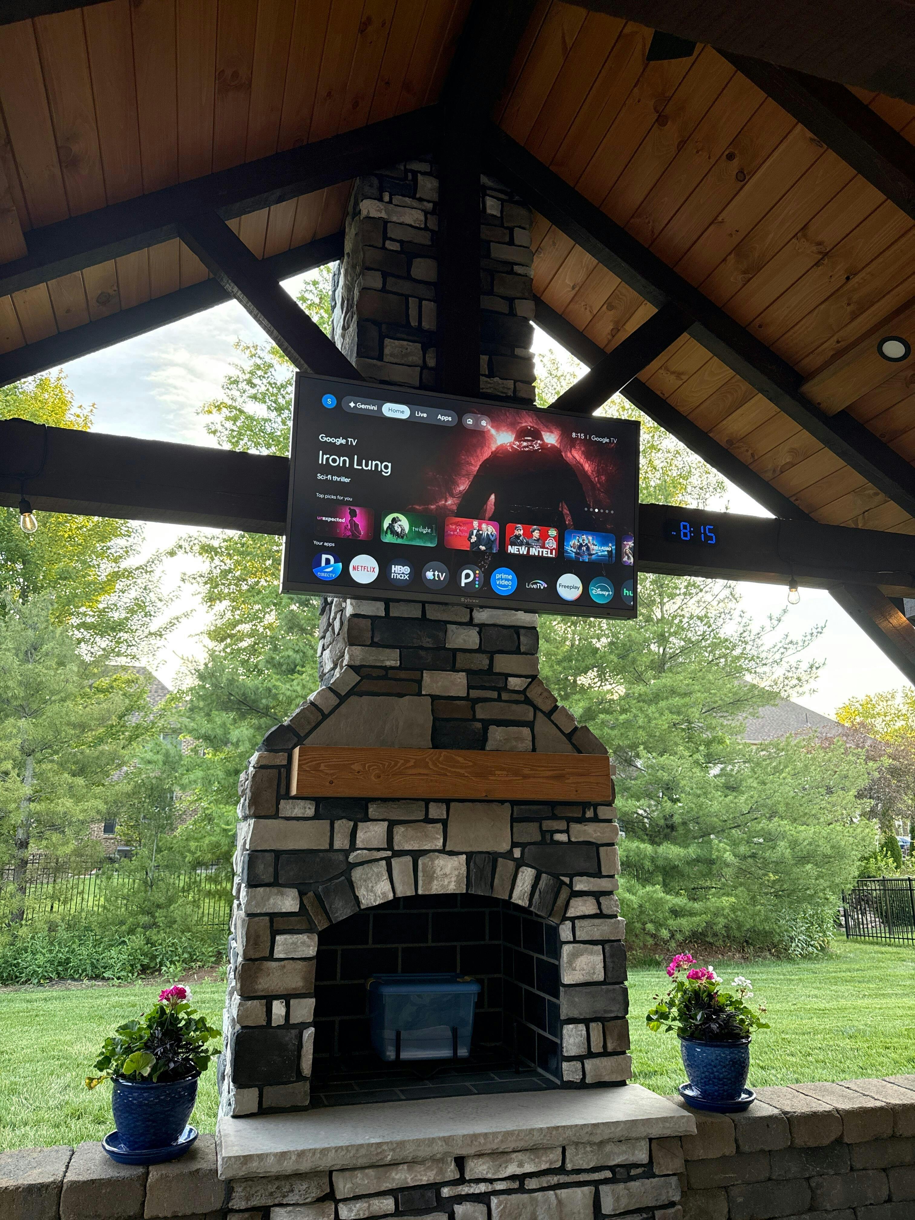 55″ Deck Pro 3.0 LOCK Partial Sun Outdoor TV with Anti-Theft Lock