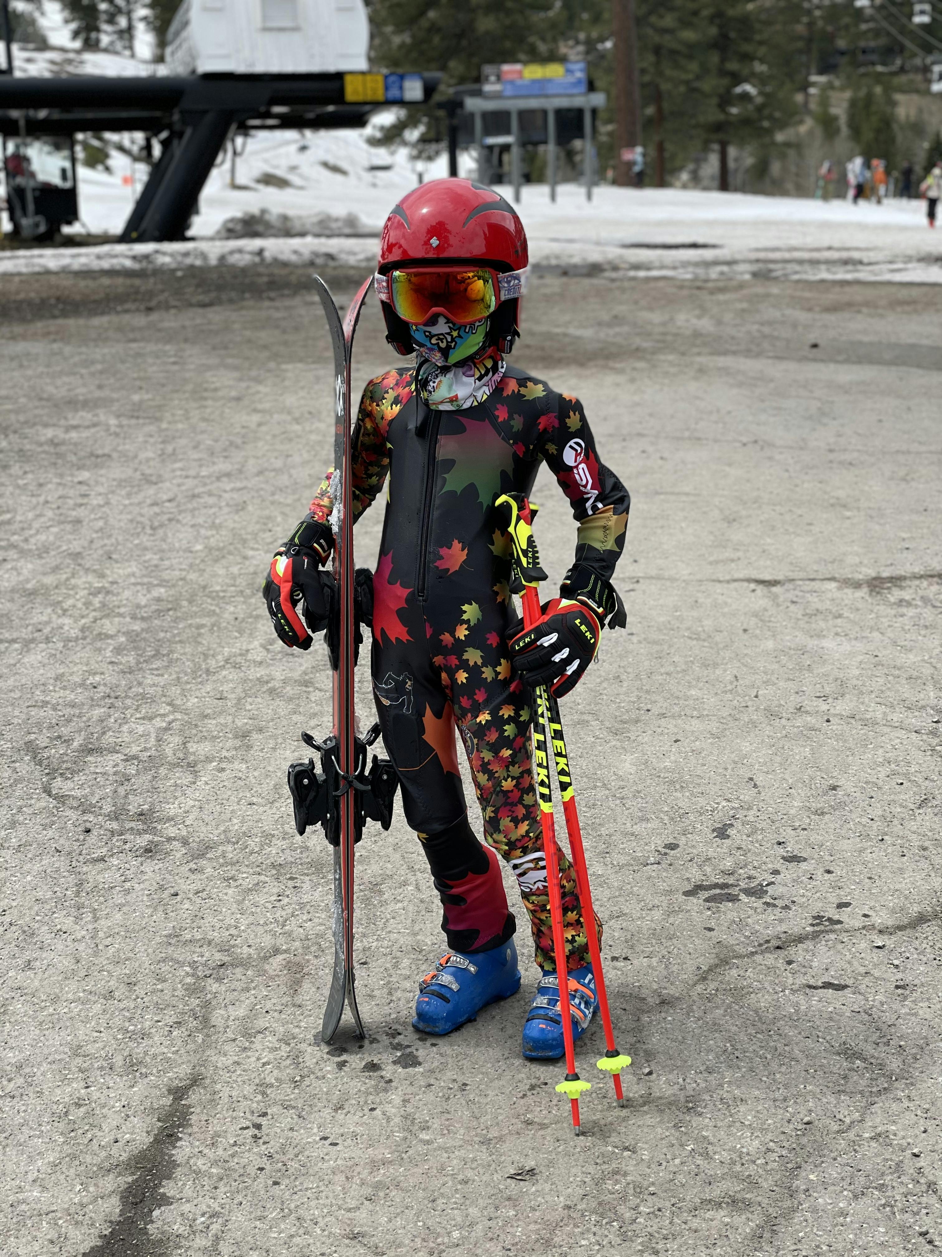kids ski race gear
