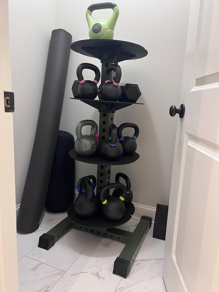 Alpha KB | Vertical Kettlebell Storage Rack