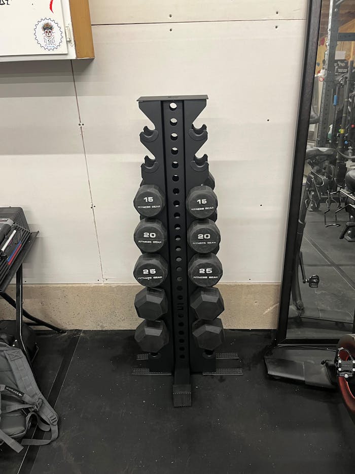 Alpha | 8-Tier Vertical Dumbbell Storage Rack