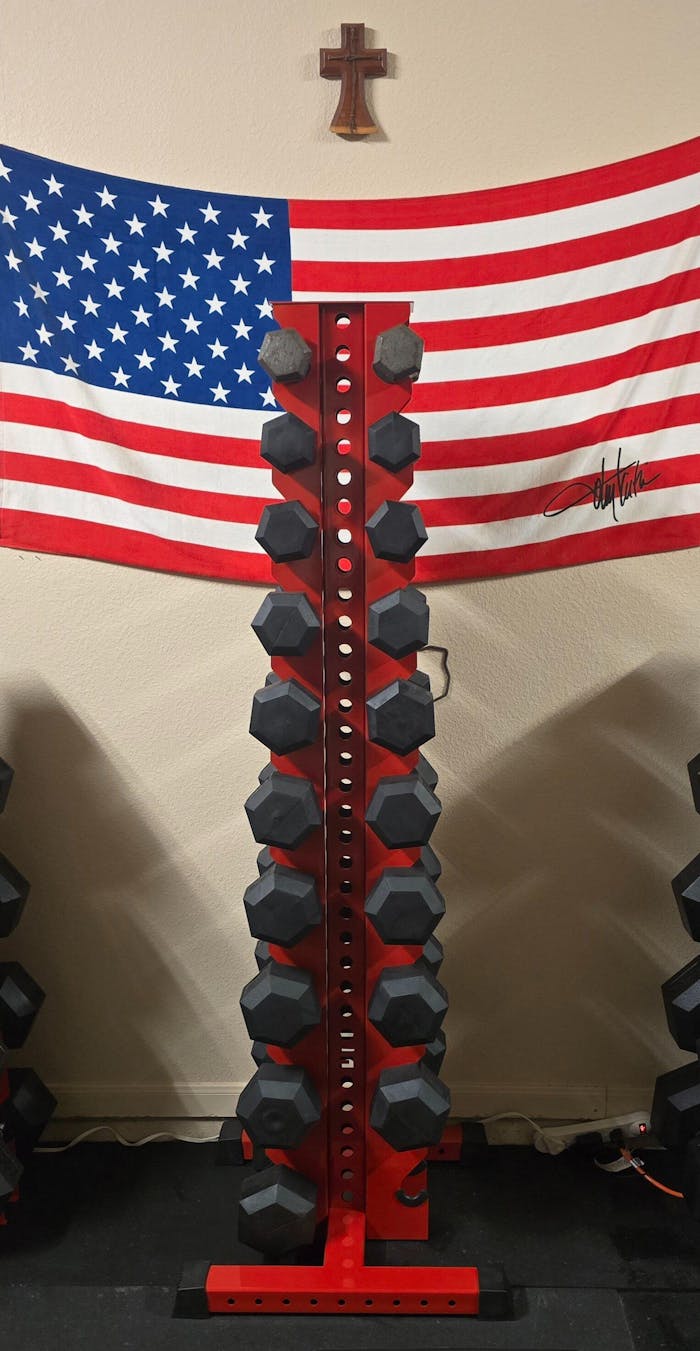 Delta | 10-Tier Vertical Dumbbell Storage Rack