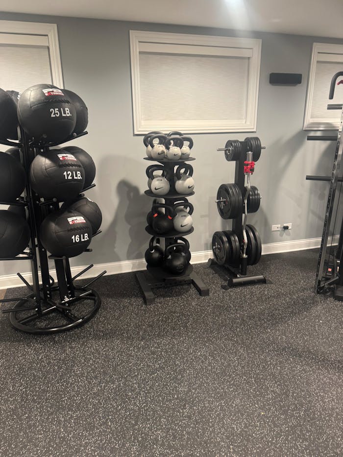 Alpha KB | Vertical Kettlebell Storage Rack