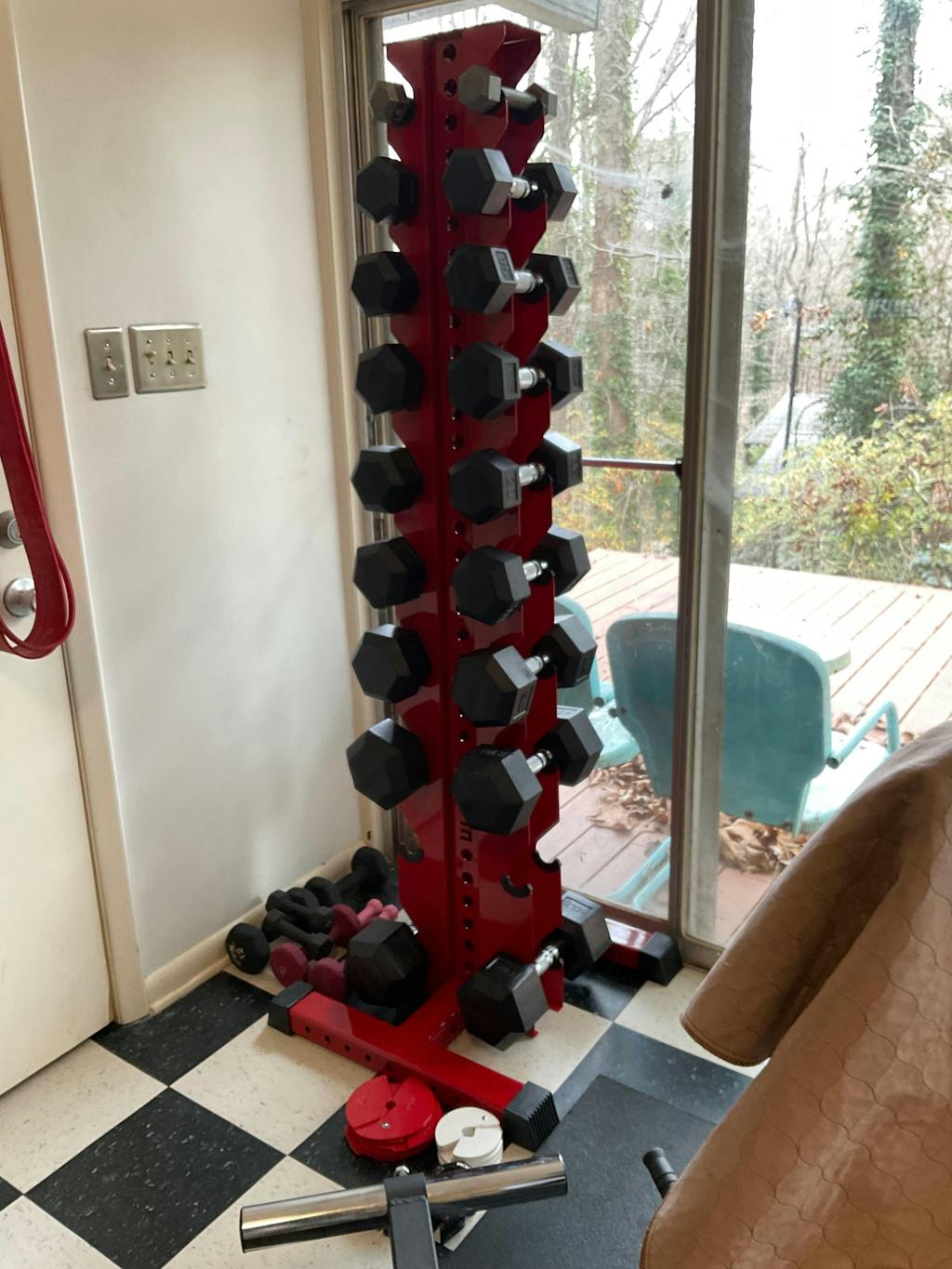 Delta | 10-Tier Vertical Dumbbell Storage Rack