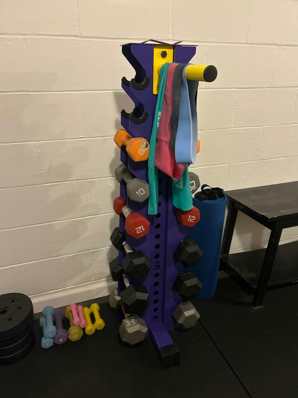 Alpha | 8-Tier Vertical Dumbbell Storage Rack