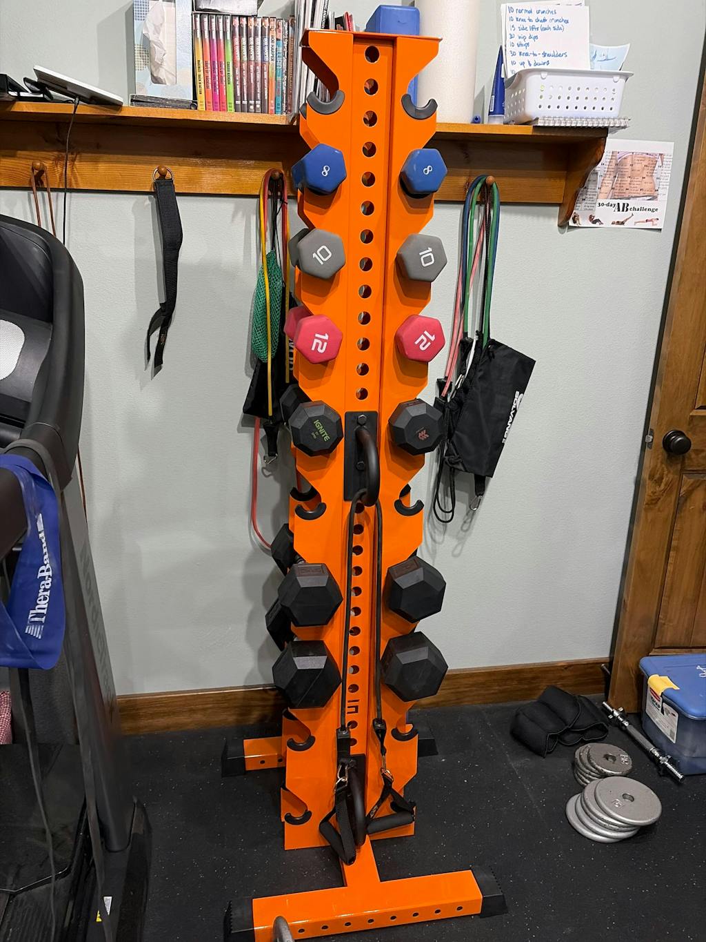 Delta | 10-Tier Vertical Dumbbell Storage Rack