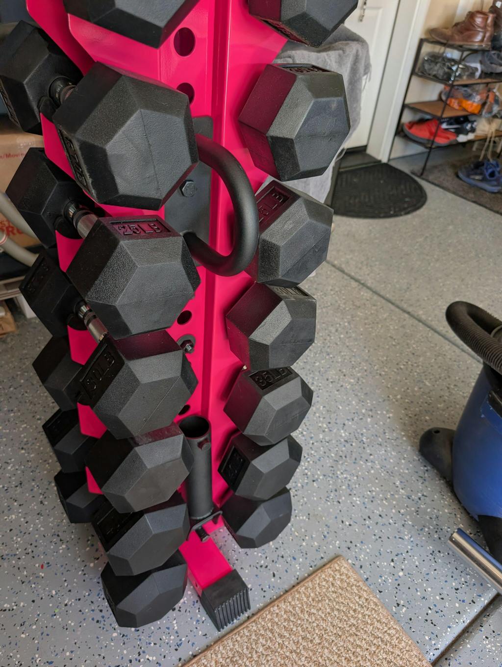 Alpha | 8-Tier Vertical Dumbbell Storage Rack