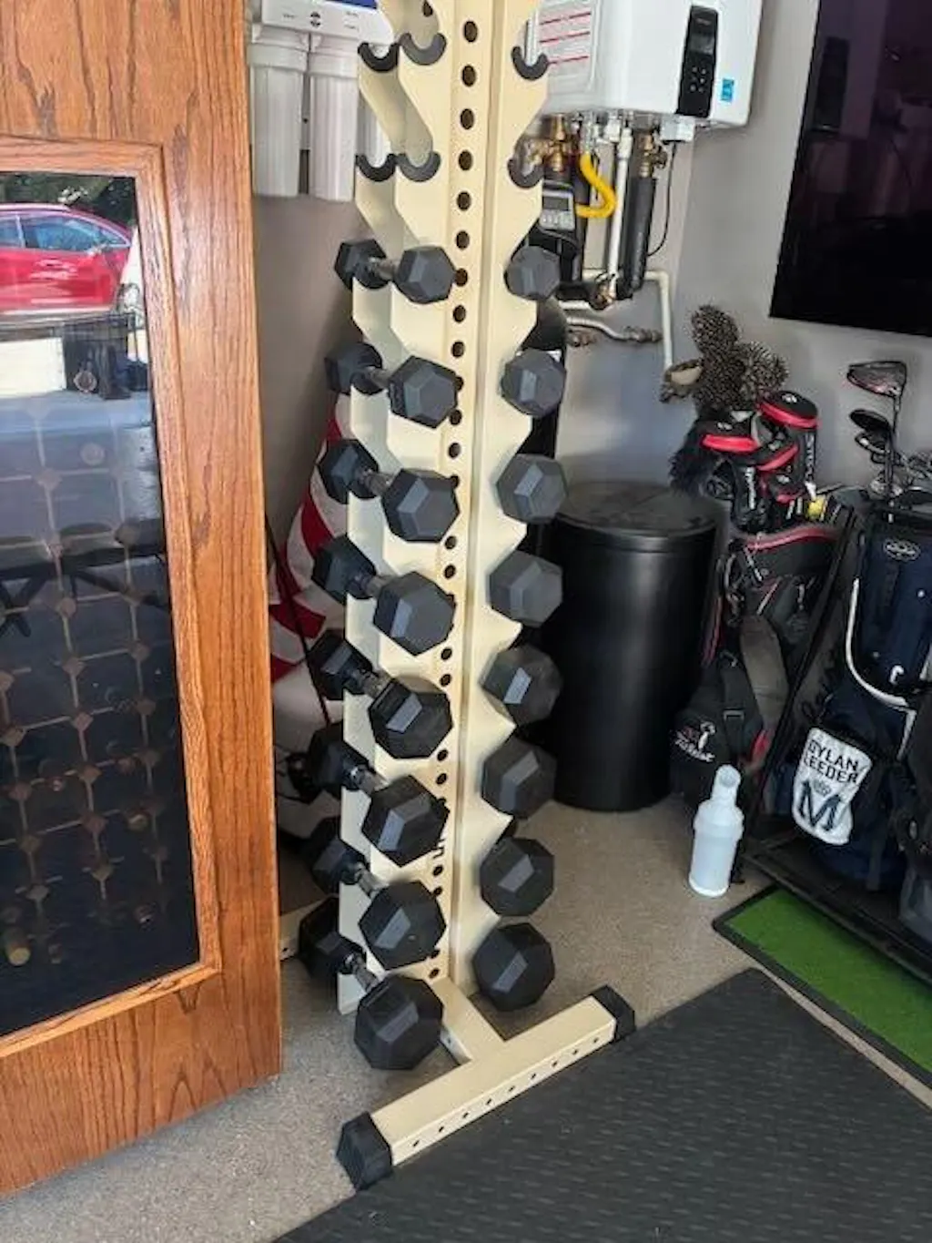Delta | 10-Tier Vertical Dumbbell Storage Rack