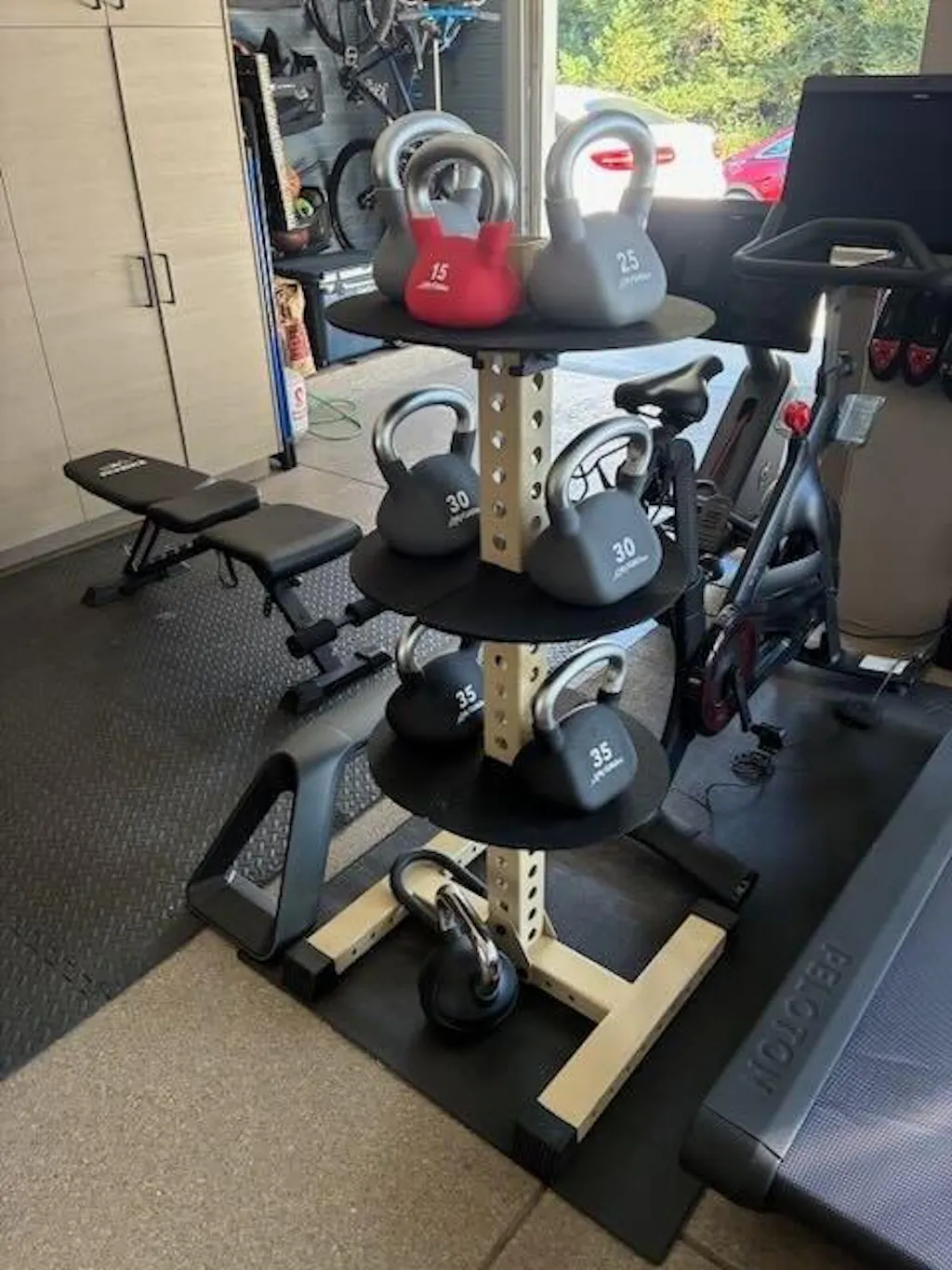 Alpha KB | Vertical Kettlebell Storage Rack