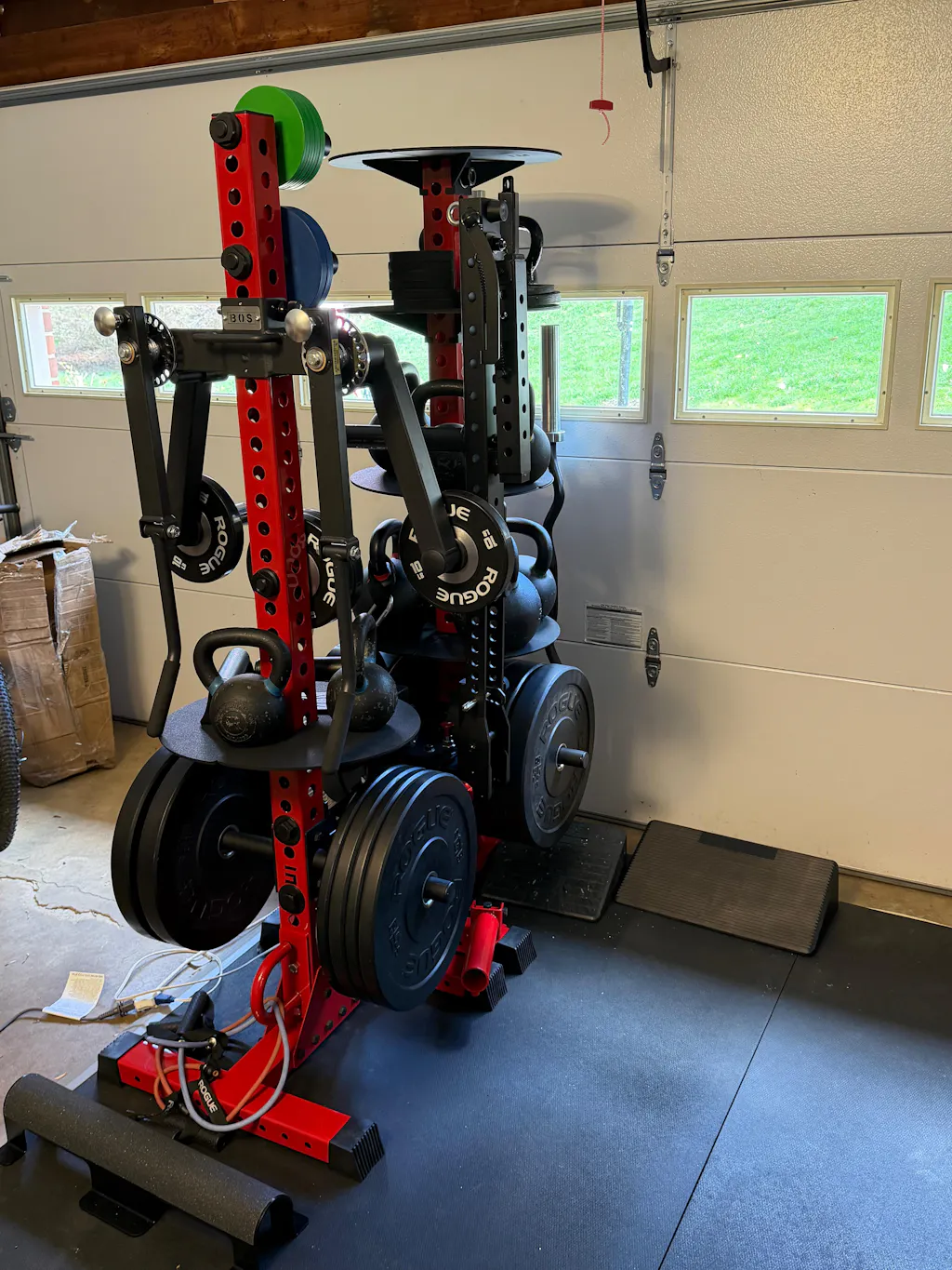 Delta PK | 4-Tier Vertical Hybrid Plate and Kettlebell Storage Rack