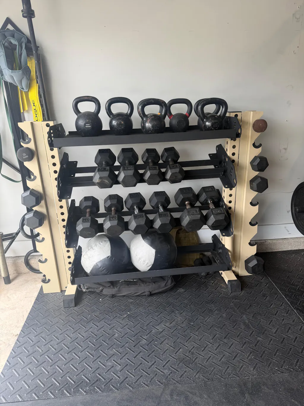 Flat Shelf Add-on For Kettlebells and Dumbbells