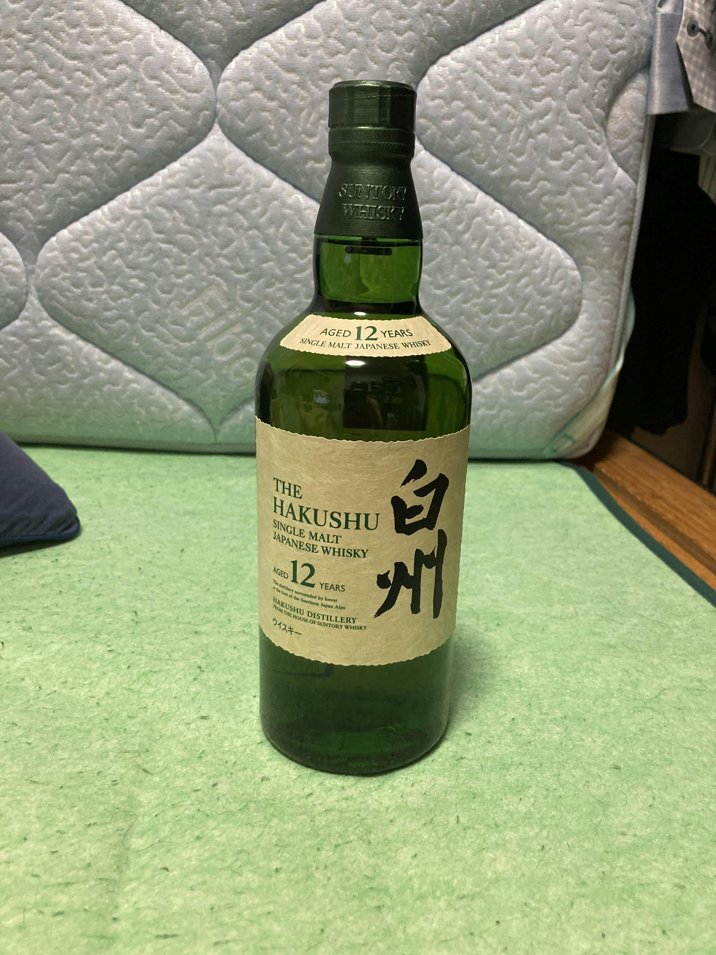 サントリー シングルモルト 白州12年 700ml (化粧箱なし) – 酒類