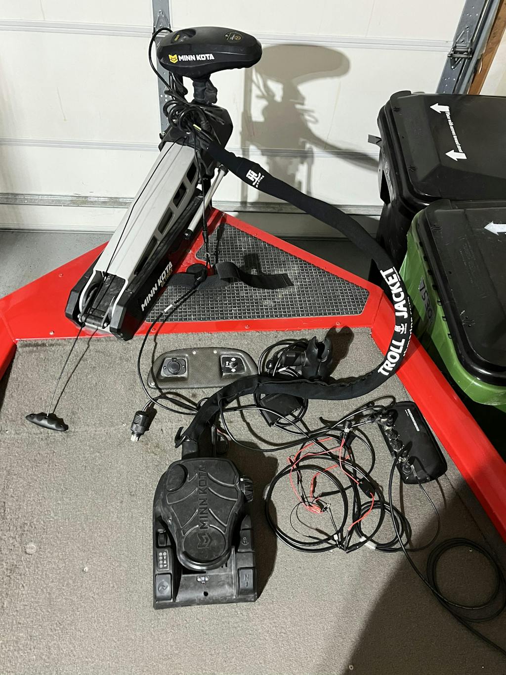 GForce Troll Jacket Trolling Motor Cable Organizer Sleeve Cable Tie