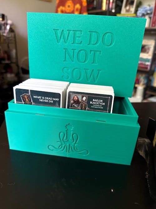ASOIAF Card Storage Organizers