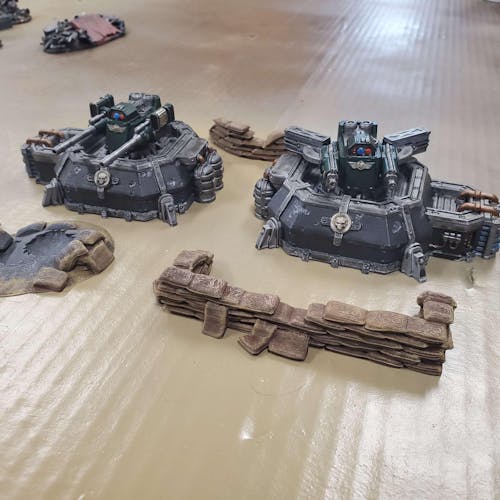 Grimdark Perimeter Defense Turrets