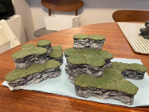 HEXTECH Atlean Steppes Map Hill Sets - 6mm