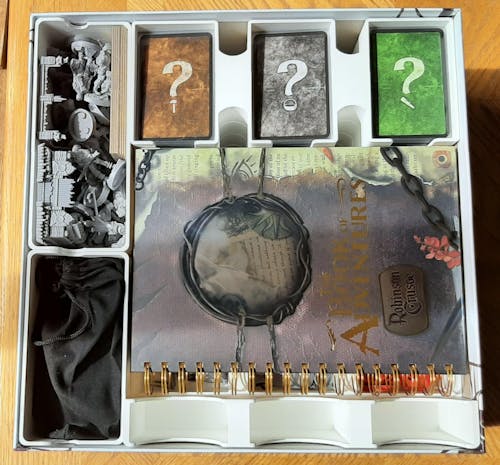 Robinson Crusoe Gamefound Collector's Edition Board Game Insert / Organizer