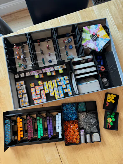 Xia Legends of a Drift System Board Game Insert / Organizer with