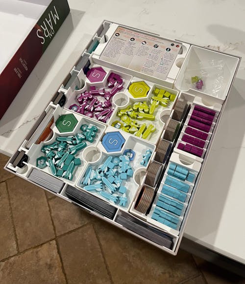 On Mars (Lacerda) Board Game Insert / Organizer