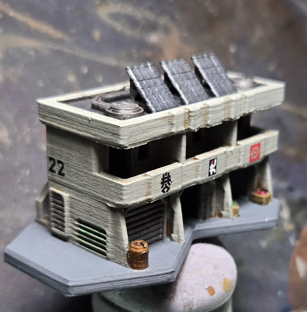 Mecha City Wantrell Buildings