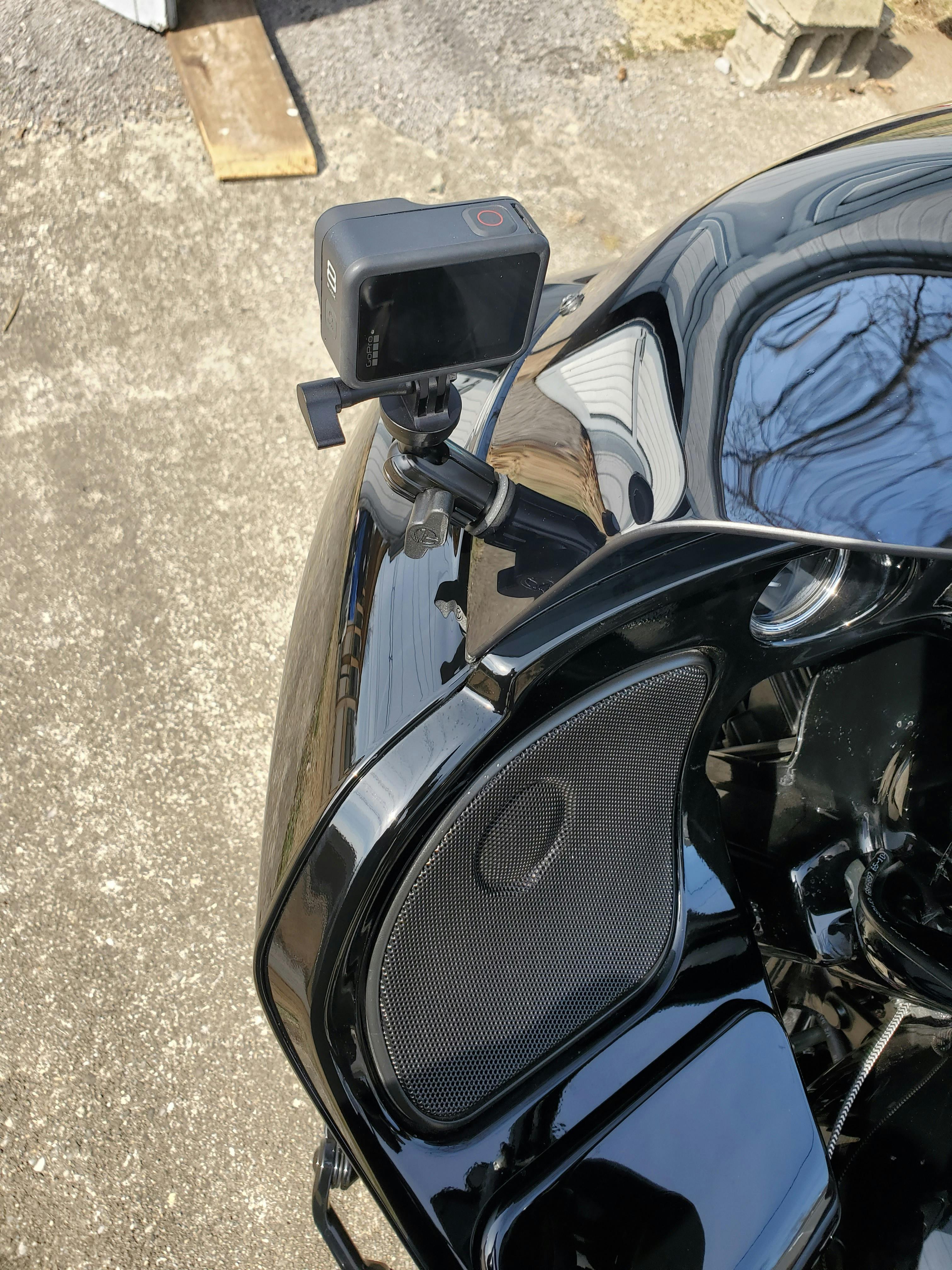 gopro motorcycle windshield mount