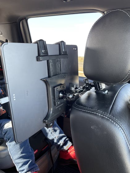 Headrest Tablet Holder Heavy Duty Universal Vehicle Seat Post