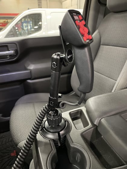 UNIVERSAL SNOW PLOW CONTROLLER CUP HOLDER MOUNT KIT | Industrial Truck