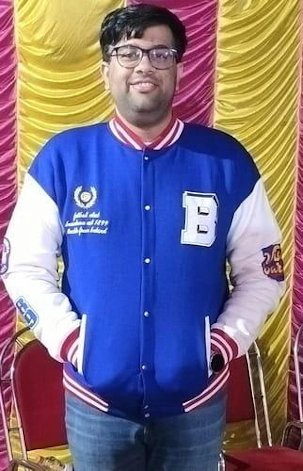 Barcelona Embroidered Varsity Jacket