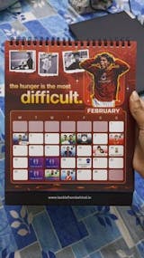 2026 Football Desk Calendar & Planner - Motivational