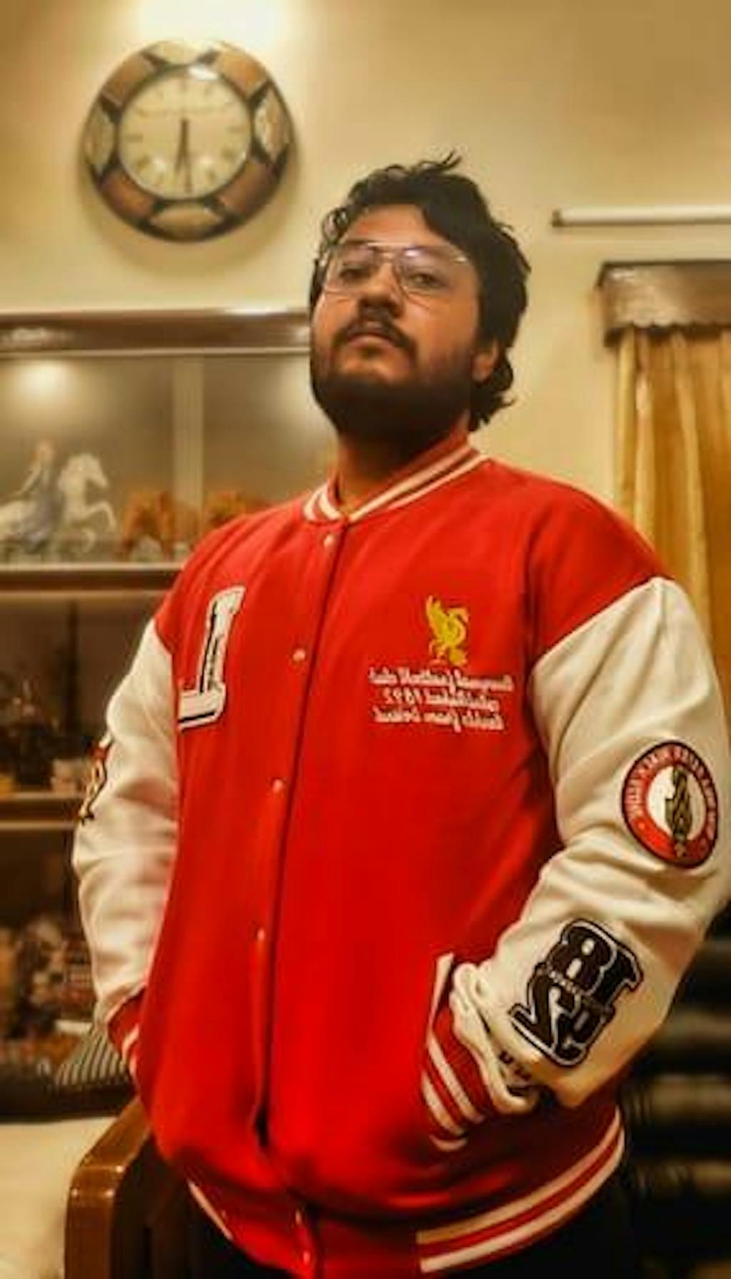 Liverpool Embroidered Varsity Jacket