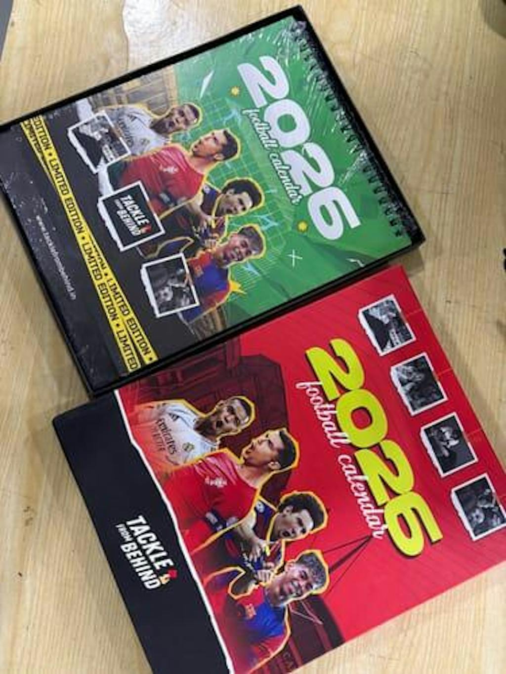 2026 Football Desk Calendar & Planner - Motivational