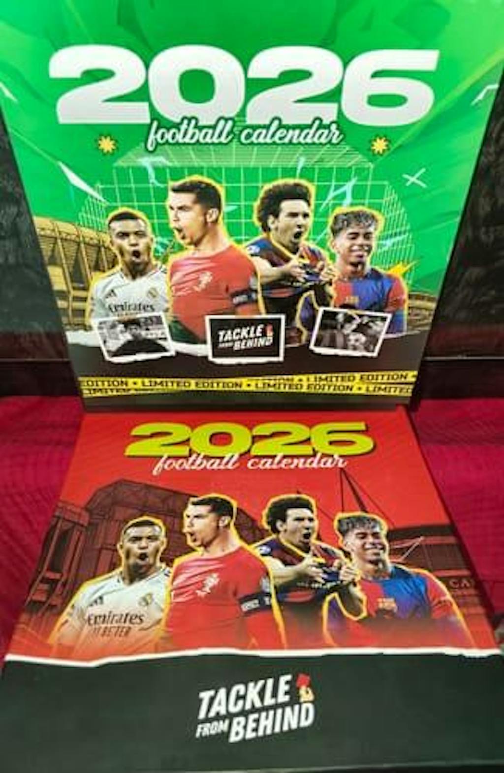 2026 Football Desk Calendar & Planner - Motivational