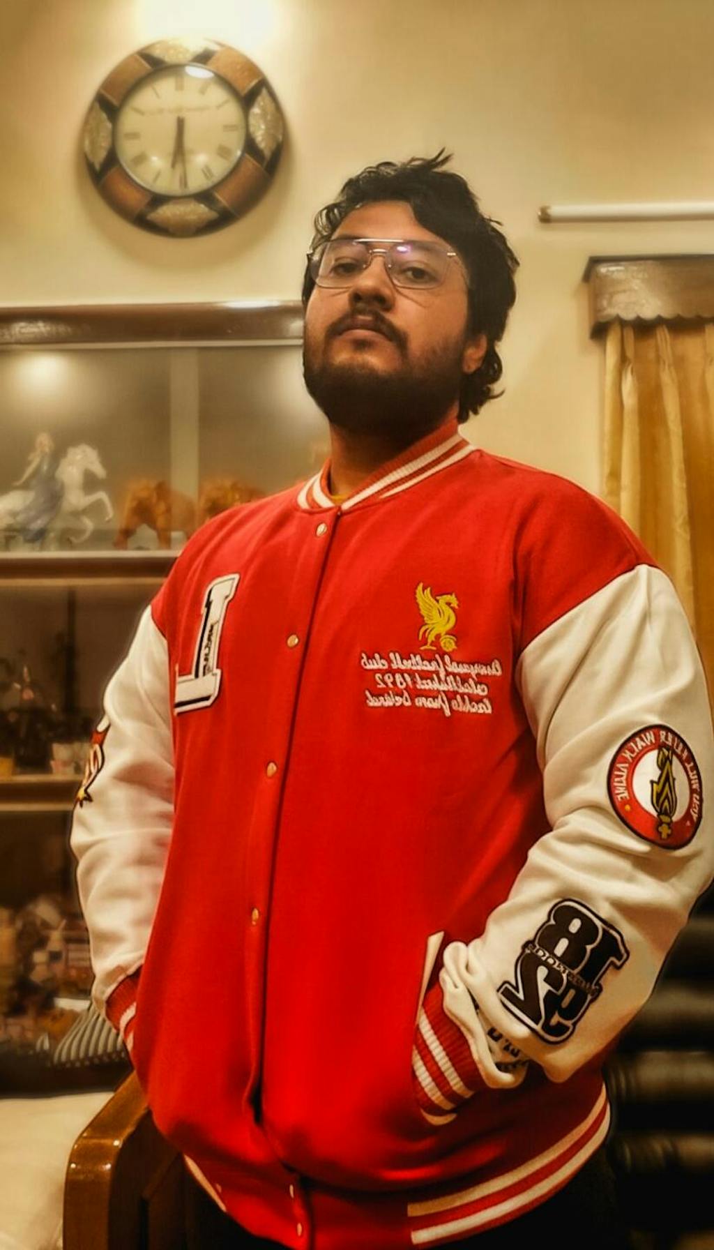 Liverpool Embroidered Varsity Jacket
