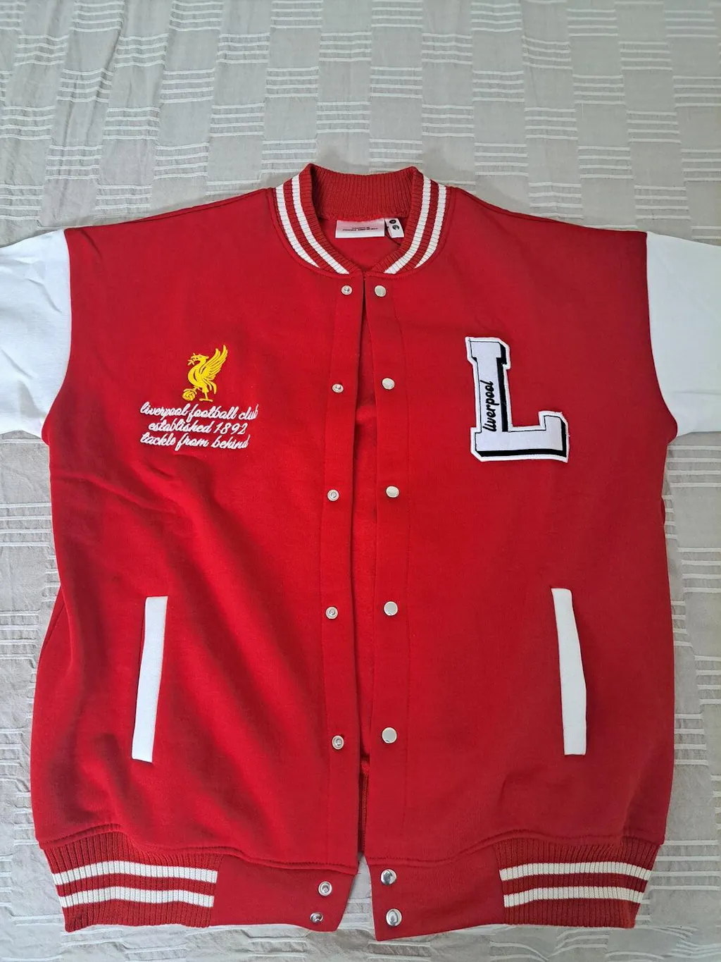 Liverpool Embroidered Varsity Jacket