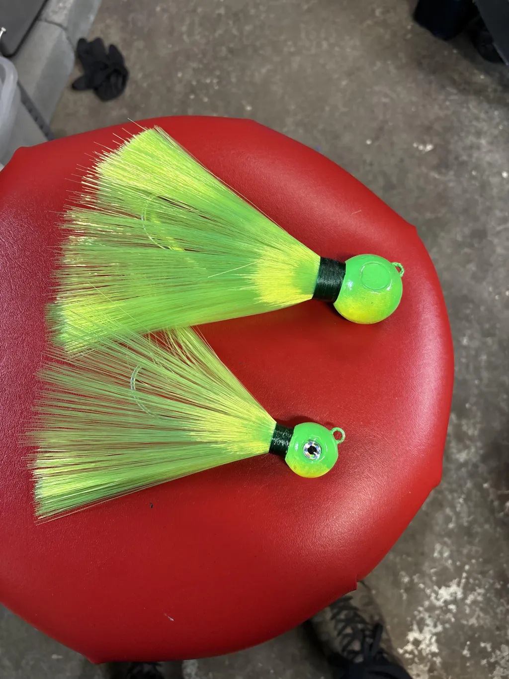 Epic Fishing Co UV Sea Witch Hair - Glow Skirt Material Bulk Hank - Offshore Lure Making