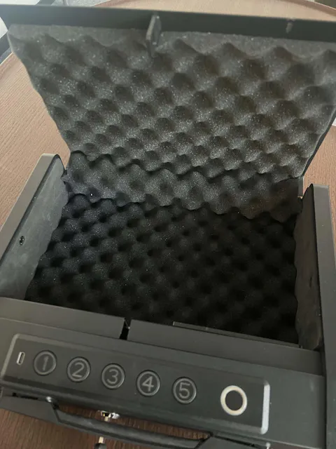 SHALE XL Biometric Pistol Safe with Handle