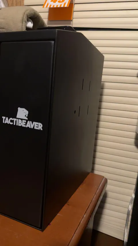 FLINT Biometric Bedside Handgun Safe, Hidden Mounted
