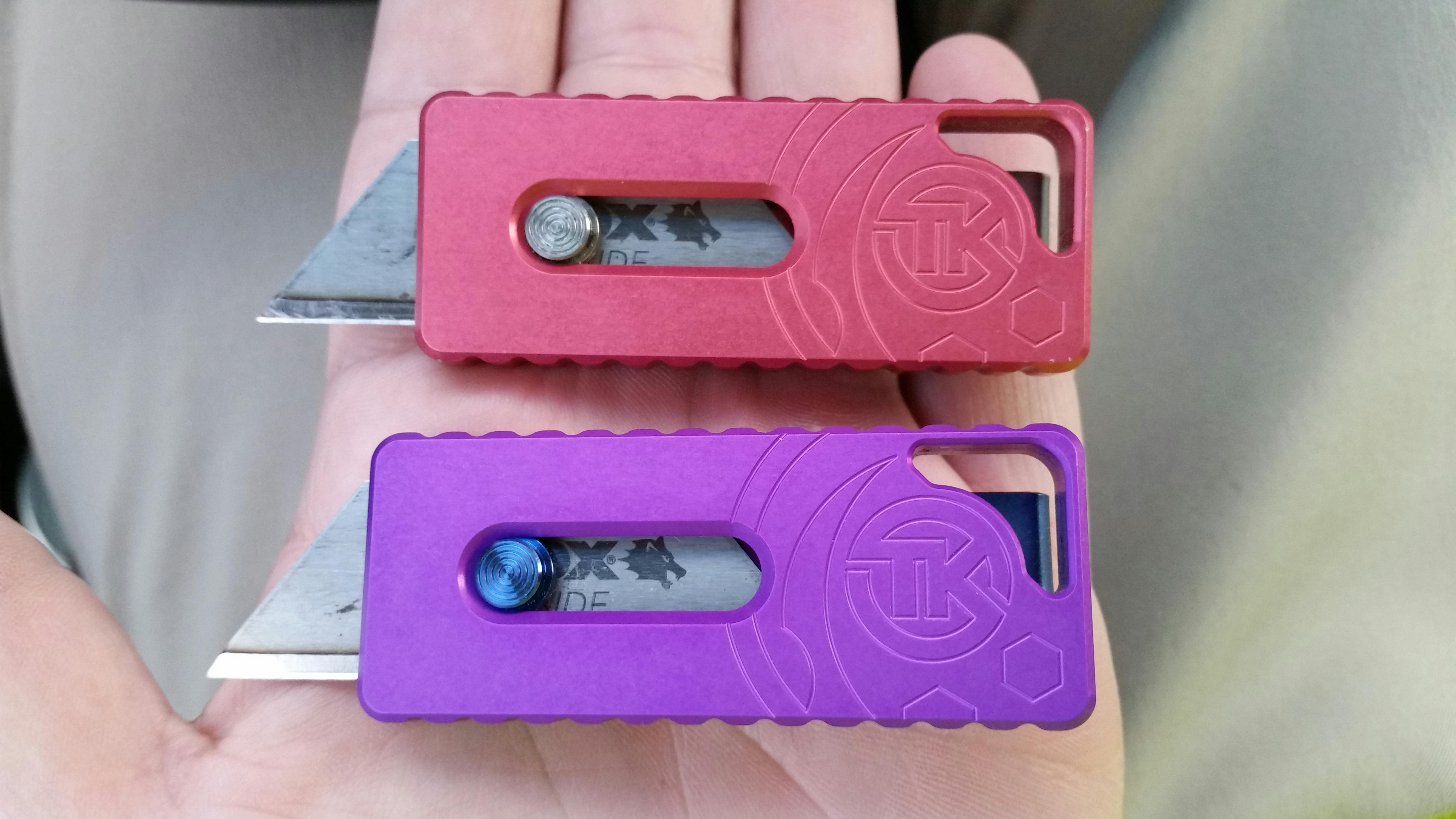 TUKK XL Standard Size Utility Blade Tactical Keychains