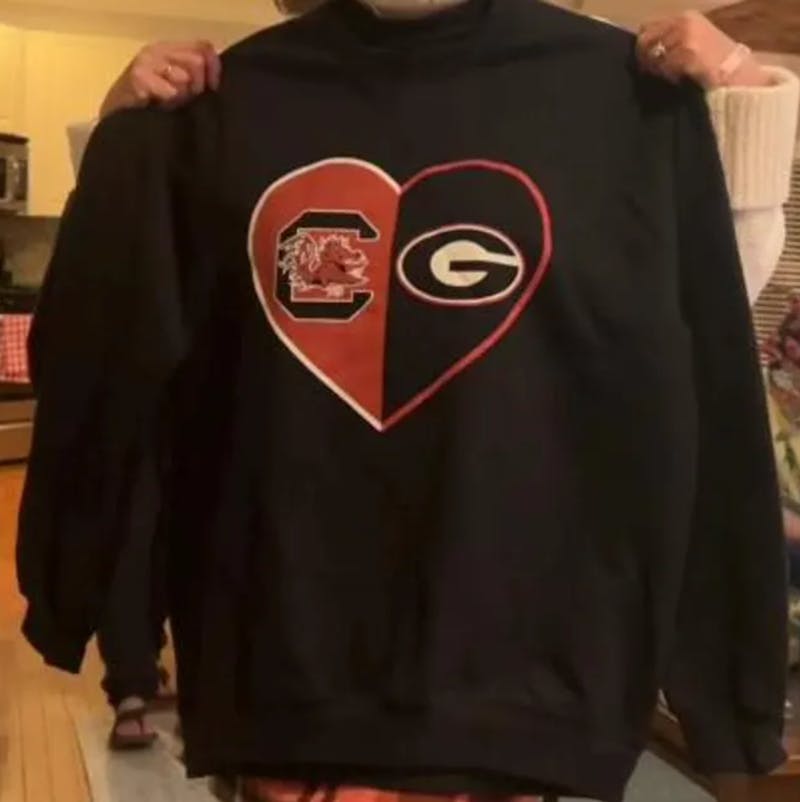 Split Heart Crewneck