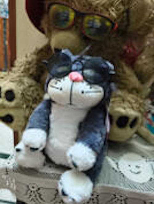 Cute Huggable Lucifer Angry Cat Plush