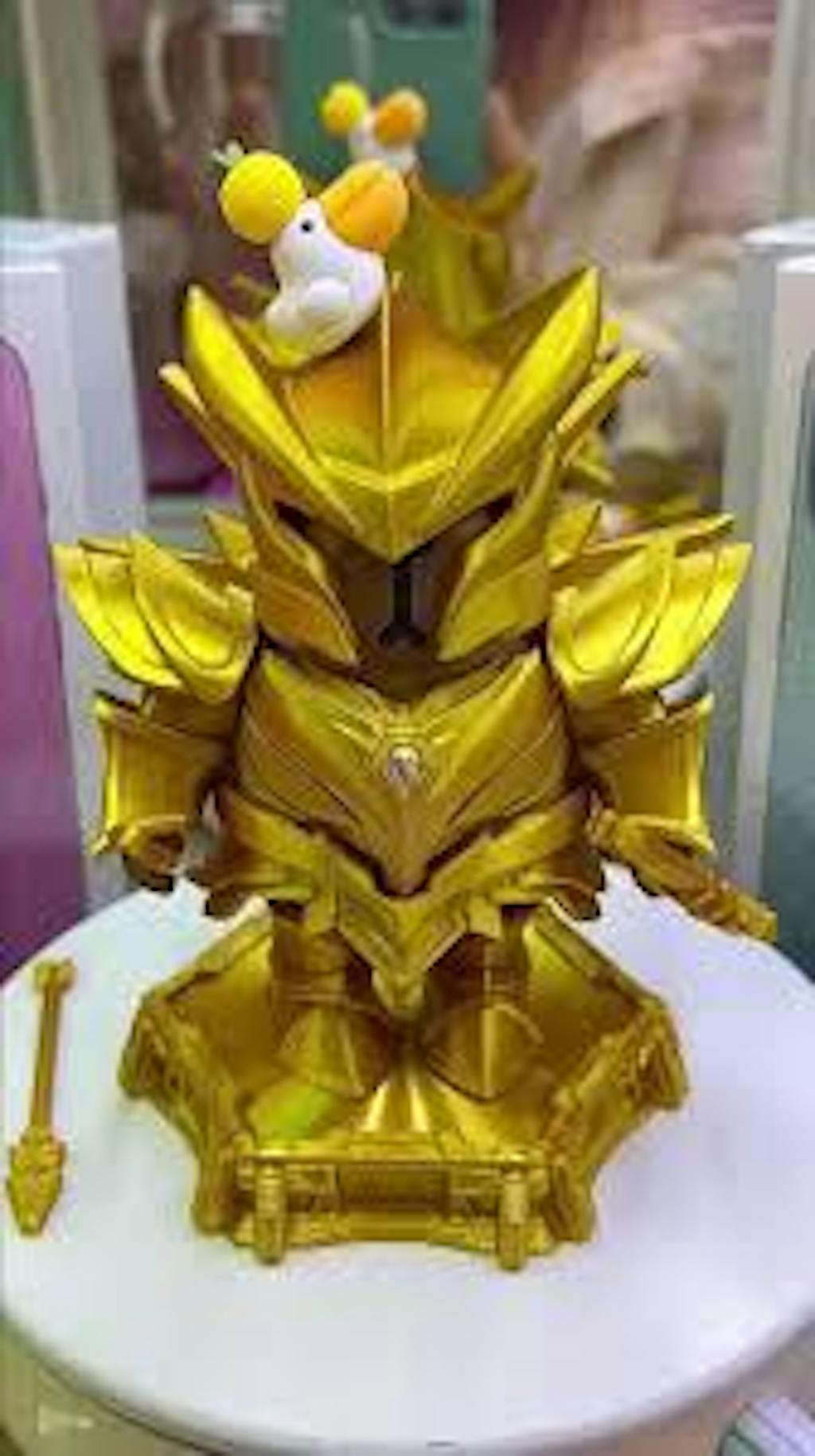 Capybara with Gold Suit