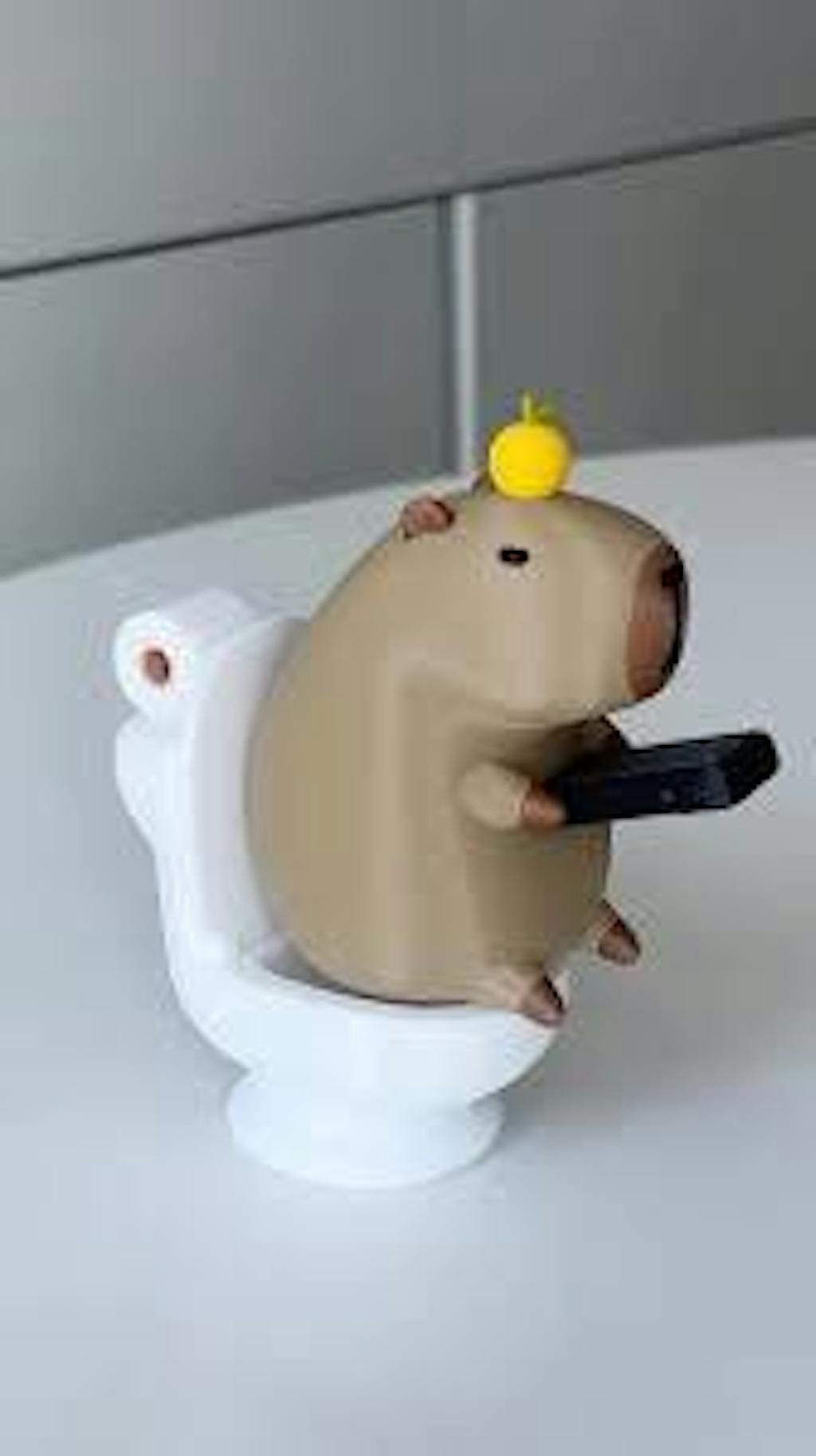 Capybara Toilet Style Figure
