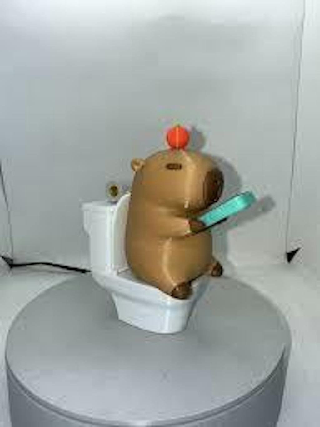 Capybara Toilet Style Figure