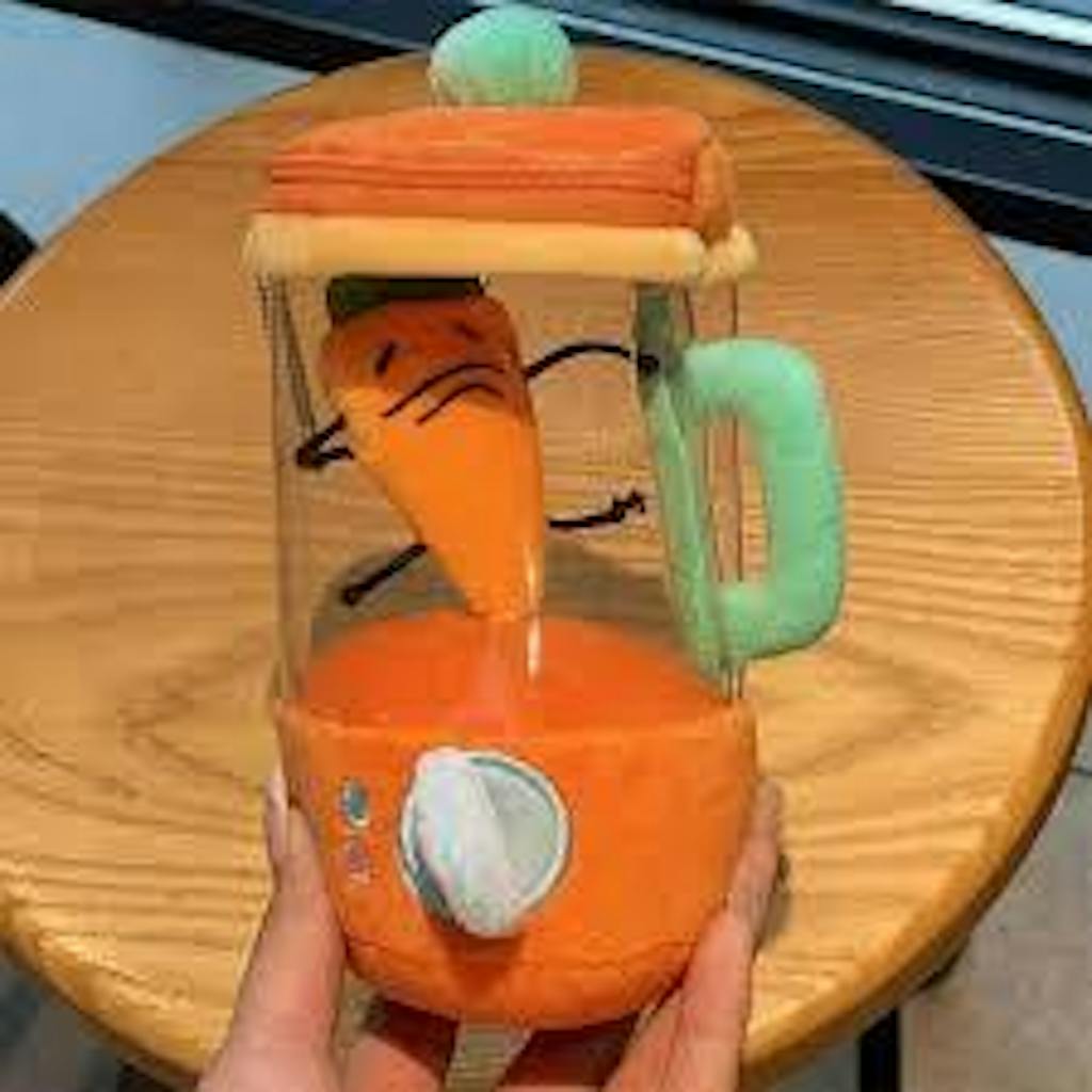 Carrot Juicer Plush Toy