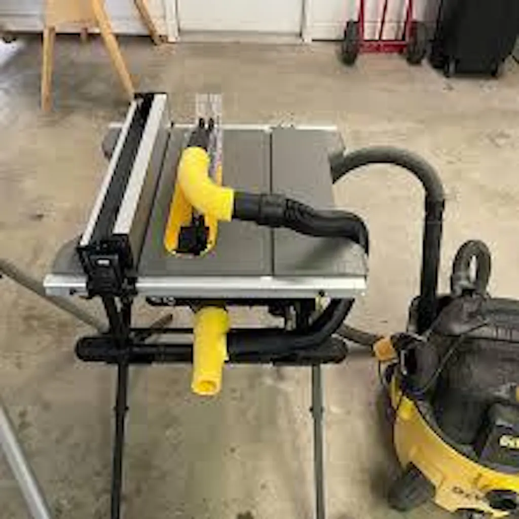 DeWALT Table Saw 2.5" Dust Collection Adapter