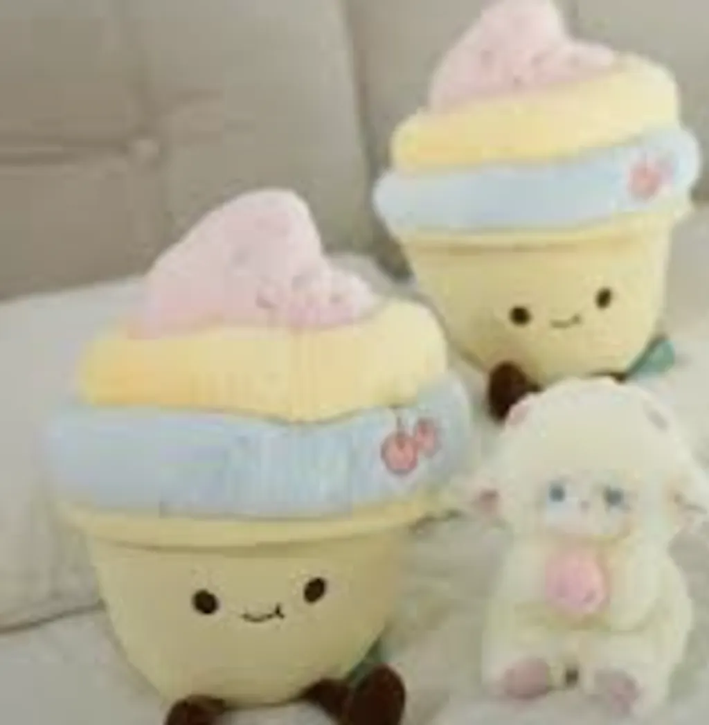 Cute Stuffed Cupcake Plush Toy