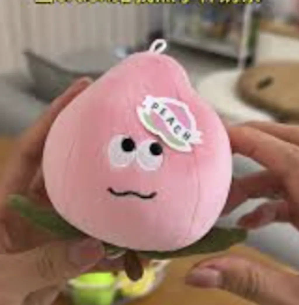 Peach Plush Toy