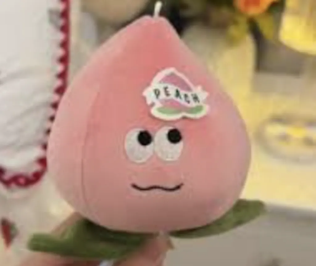 Peach Plush Toy