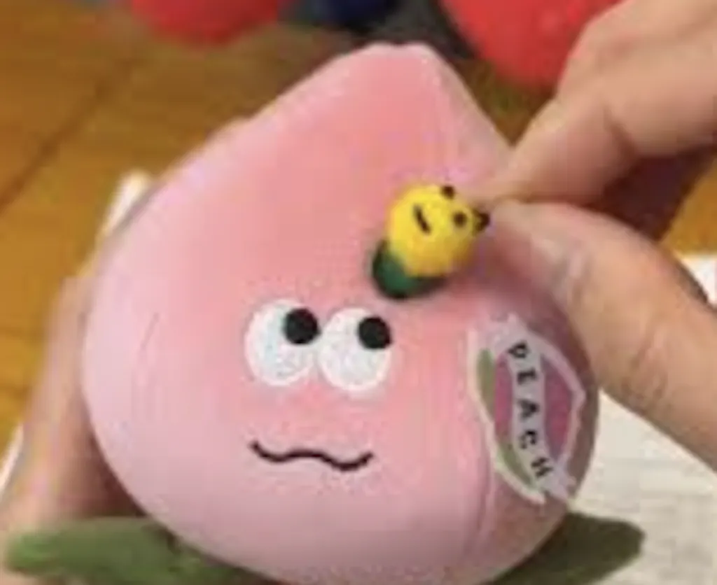 Peach Plush Toy